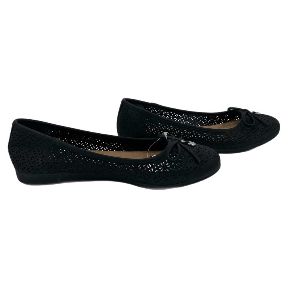 Gianni Bini Black Lasercut Shoes | Womens 9